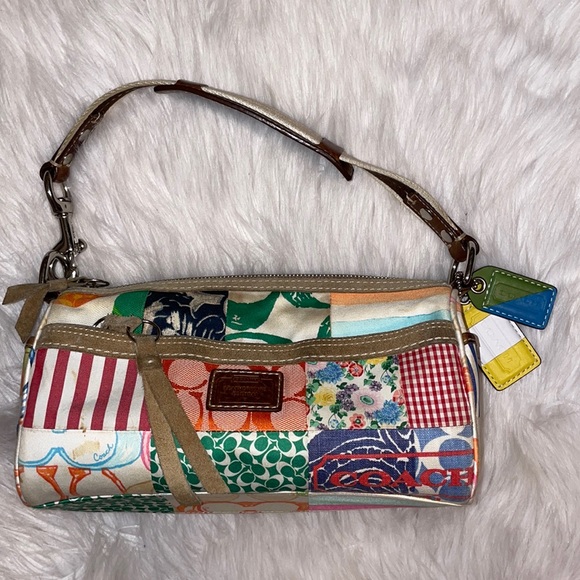 Vintage Coach Patchwork Purse - Picture 1 of 8